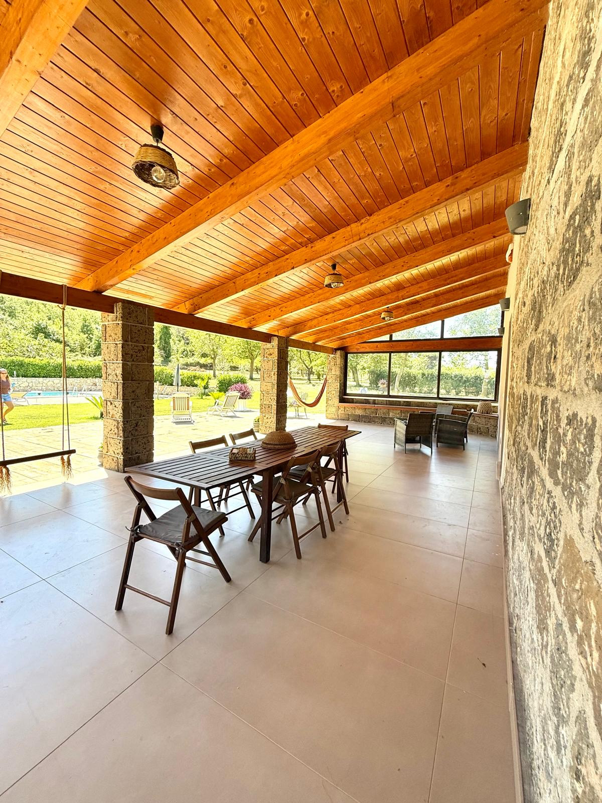 Terrazza con vista sulla natura